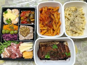 歓送迎会でテイクアウトしたリトモさんのイタリアン